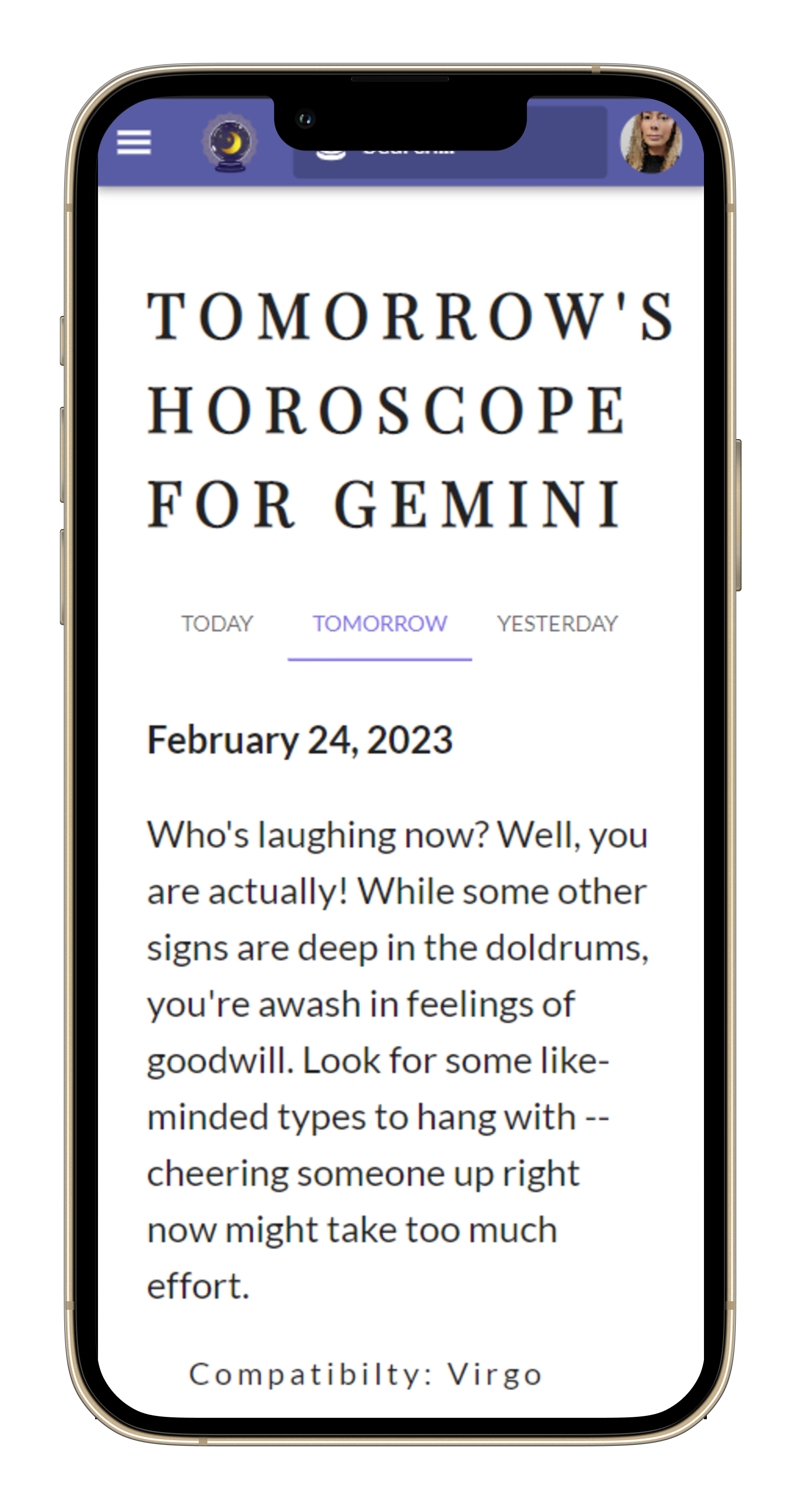 Cosmic Compass Light Mode